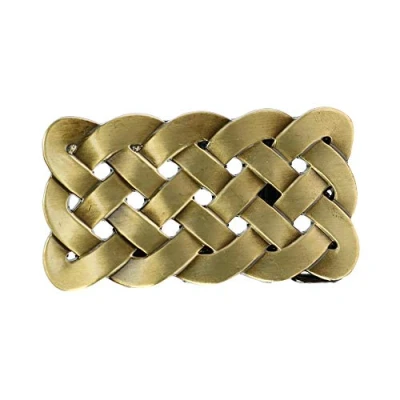 Image of Celtic Knot Belt Buckle, Bronze