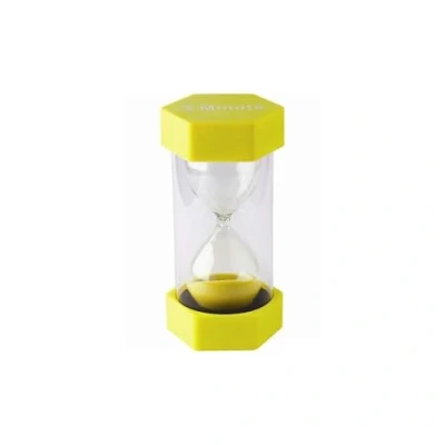 Image of Teacher Created Resources 3 Minute Sand Timer Large, Plastic, Yellow