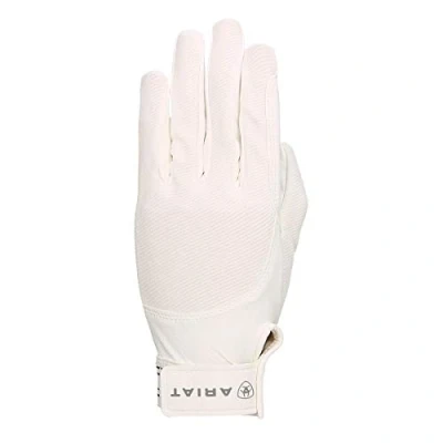 Image of ARIAT Tek Grip Glove White Easy Stretch Unisex