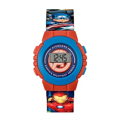 Image of Disney Boys Digital Quartz Watch with Plastic Strap AVG4818