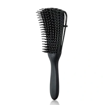 Image of Daletu Detangle Hair Brush for Curly Hair, Detangling Comb Afro 3a to 4c Kinky/Wavy/Frizzy/Wet/Dry Long Thick Exfoliating Scalp Beautiful and Shiny Curls (Black)