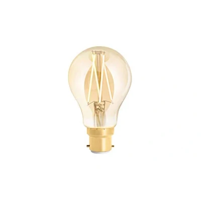 Image of 4lite WiZ Connected A60 Amber White WiFi LED Smart Bulb B22 Bayonet Cap