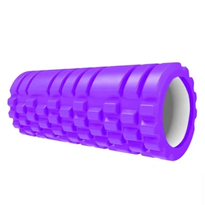 Image of Yoga Massager Foam Roller for Deep Tissue Muscle Massage, Trigger Point Grid Sports Massager, Fitness Gym Physio (Purple)