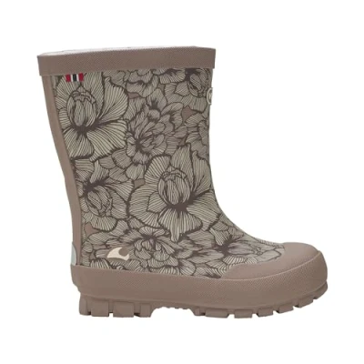 Image of viking Boy&#039;s Unisex Kids Jolly Thermo Print Rain Boot, Dusty Pink Cream, 9.5 UK Child