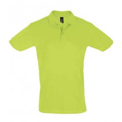 Image of SOLS Mens Perfect Pique Short Sleeve Polo Shirt (Apple Green) Multicolour Cotton Size Medium