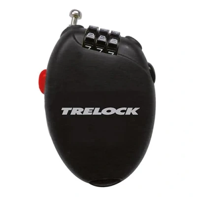 Image of Trelock Retractable Pocket Lock 75cm,Black