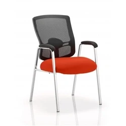 Image of Portland Visitor (Straight Leg) Bespoke Colour Seat Tabasco Orange