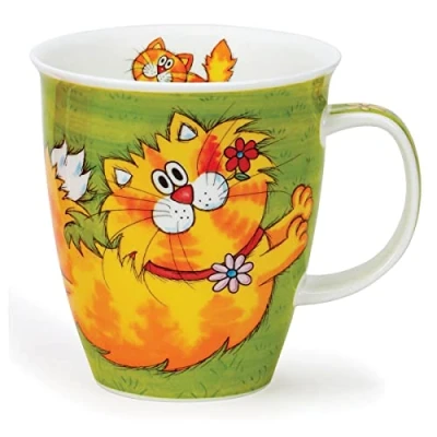 Image of Dunoon Nevis 0.48L Fine Bone China Mug Cats