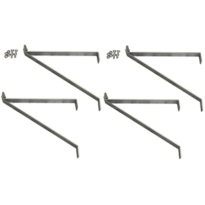 Image of Pack of 4 Aluminium Greenhouse Shelving Brackets (27cm)