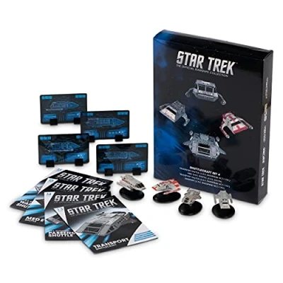 Image of Star Trek Shuttlecraft Set 4 Official Starships Collection by Eaglemoss Collections