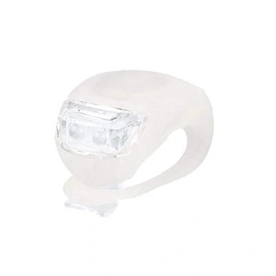 Image of clip on bike lights scooter light up wheels for kids silicone led white,freesize