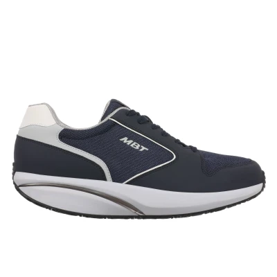 Image of MBT 1997 Classic II Women&#039;s Casual Sneakers Modern Style. Anatomical and Comfortable Sneakers. Physiological Footwear Comfort Stability with Curved Sole. Laces. Blue Colour