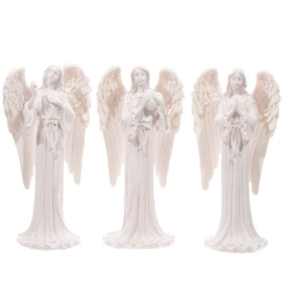 Image of White Standing Angel Figurine 20 CM