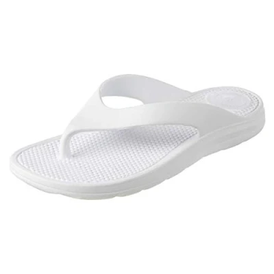 Image of Totes Ladies Toe Post White