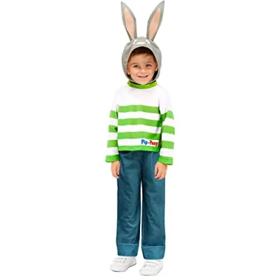 Image of Amscan 9916751 Kids Official Pip &amp; Posy &#039;Pip&#039; Boys Fancy Dress Costume Age: 3 4 Yrs