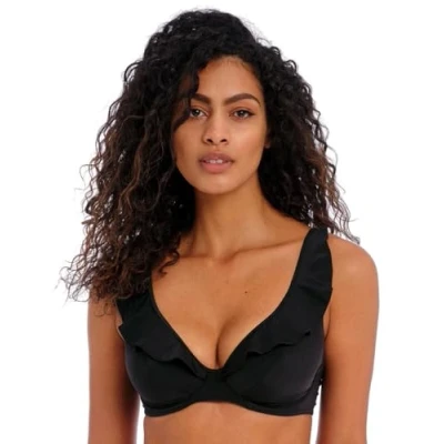 Image of Freya Jewel Cove Bralette Bikini Top Plain Azure Blue 34FF
