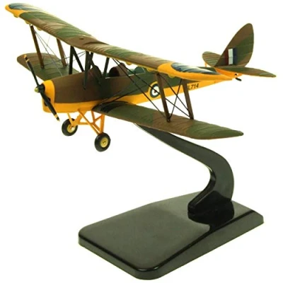 Image of Aviation 72 DH82A TIGER MOTH RAF TRAINER XL714 1/72 diecast plane model aircraft