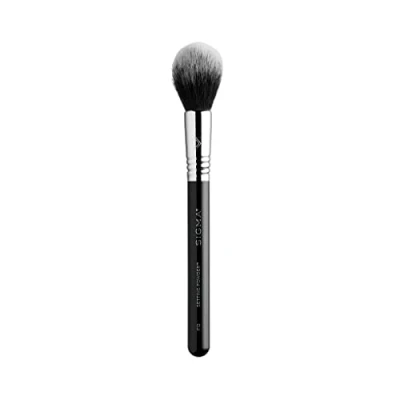 Image of Sigma Beauty F12 Setting Powder Brush Smooth, Flawless Finish Small, Finishing for Vegan, Hypoallergenic, Synthetic Makeup