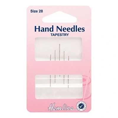 Image of Tapestry needles: Size 28 , SUPPLIED BY DOWNTON FABRICS AND CRAFTS.