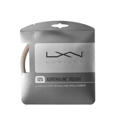 Image of WILSON Luxilon Adrenaline Rough 125 Tennis String Set, Platinum