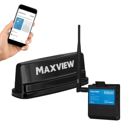 Image of Maxview MXL056/B Roam Campervan WiFi System 5G Ready Antenna Black