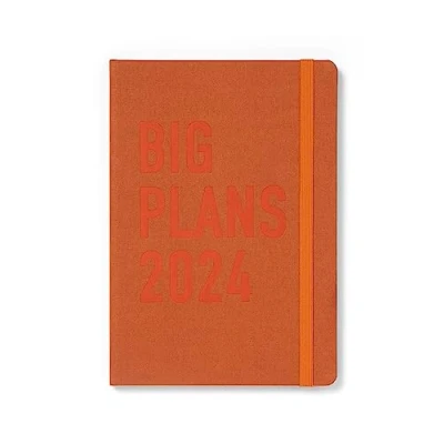 Image of Letts Big Plans A5 2024 week to view diary rust