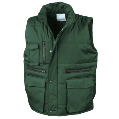 Image of Result Workguard Gilet Bodywarmer Green Large