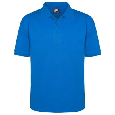 Image of ORN Polo Shirt for Men Adult Short Sleeve Workwear UK Casual Smart Tops Men, Professional Work Wear 1150 Eagle Reflex Blue, Extra Large