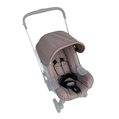 Image of Changing Washing Seat Kit,Canopy Sunshade Cover,Compatible with Car Doona Strollers (Khaki)