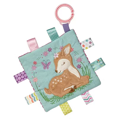 Image of Taggies Crinkle Me Toy with Baby Paper &amp; Squeaker, 16.5 x Centimetres, Flora Fawn