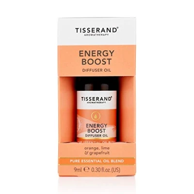 Image of Tisserand Aromatherapy Energy Boost Diffuser Oil Orange, Lime and Grapefruit Essential 100% Natural Pure Oils 9ml