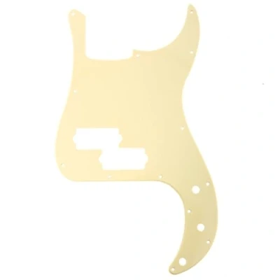 Image of Musiclily 13 Hole P Bass Pickguard for Fender American/Mexican Standard Precision Bass,1Ply Cream