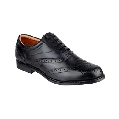 Image of Amblers Safety Liverpool Leather Mens Black Size UK 7