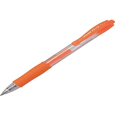Image of PILOT G2 07 Neon Orange Gel Pen