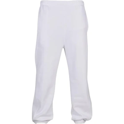 Image of Urban Classics Men&#039;s Sweatpants Drawstring Joggers Sport Trousers with Elastic Waist Tracksuit Elasticated Zipped An, White, XXL
