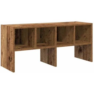 Image of vidaXL Shoe Rack Stackable Old Wood 89.5x30x40 cm