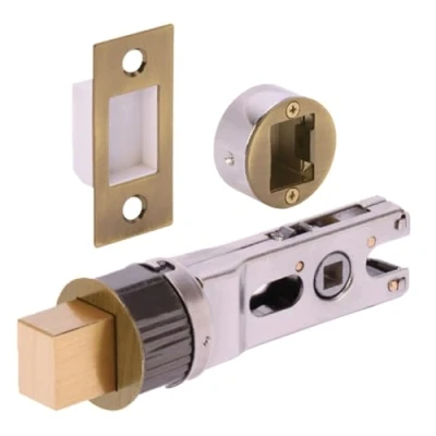 Image of HANDLEZONE® 76mm Bullet Bolt, Round Designer Mortice Deadbolt, Catch for Internal Timber Doors Antique Bronze
