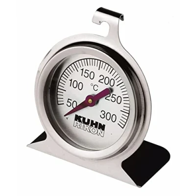Image of Kuhn Rikon Oven Thermometer, Stainless Steel, Silver, 23 x 10 4 cm