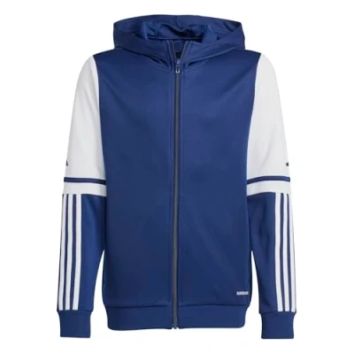Image of adidas Unisex Kids SQUADRA25 HOODY KIDS, team navy blue 2/white, 5 6 Years