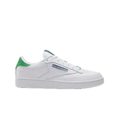 Image of Reebok Men&#039;s Club C 85 Sneaker, White Sport Green Blue Slate, 12 UK
