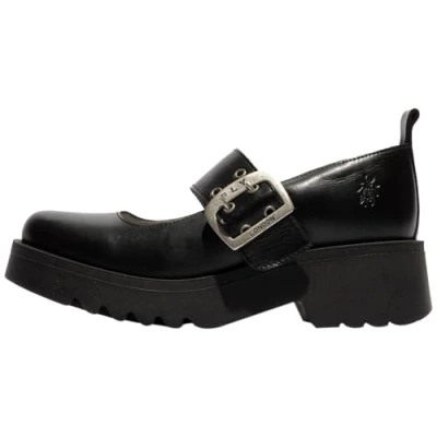 Image of MOCH126FLY Rug Leather Women&#039;s Wedge Sole Shoes