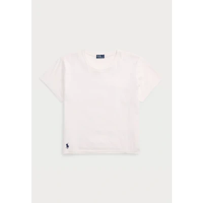 Image of Polo Ralph Lauren Classic FIT Terry Tshirt Basic Tshirt, Men&#039;s, Size: Small, White