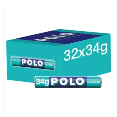 Image of Polo Spearmint Mint Tube 34g x Case of 32