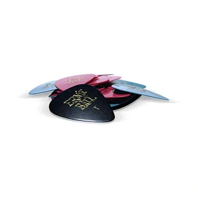 Image of Ernie Ball Thin Assorted Color Cellulose Picks, bag of 24