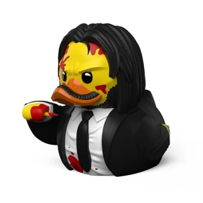 Image of TUBBZ First Edition: John Wick Pencil Cosplaying Rubber Duck Vinyl Figure