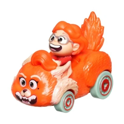 Image of Hot Wheels Racer Verse Mei with Red Panda Ming Pixar Car Toy Kids Ages 3+Gift for &amp; Collectors
