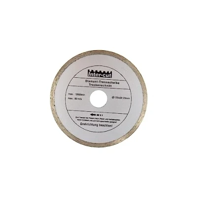 Image of Inter cut Professional 1x Diamond Cutting Disc Standard for Ceramic (for Stone, Tile, Ceramic, Ø 125 x 22,23 1,6 5 mm, Accessories Angle Grinders)