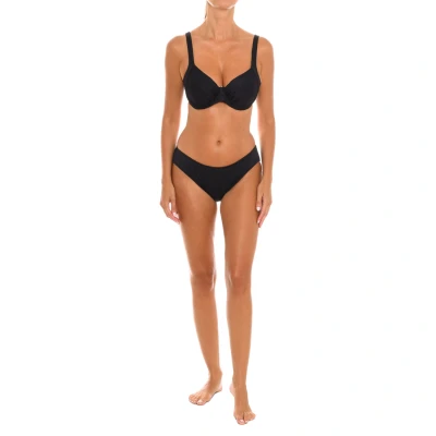 Image of Teleno Womenss unpadded underwire bikini EB1323C Black Size 40C