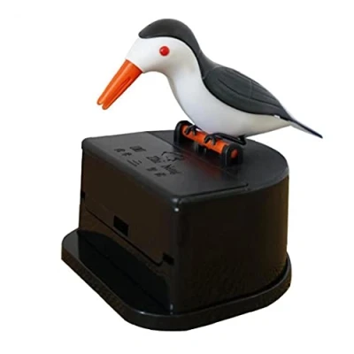Image of Bird Toothpick Dispenser Novelty Funny and Cute Gifts Automatic Box Holder Woodpecker Case