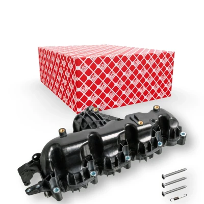 Image of 03L129711AG, 03L129711AGSK1 Fitting, intake manifold FEBI BILSTEIN 174910 VOLKSWAGEN: GOLF 6, AUDI: A5 B8 Convertible, SKODA: Octavia 2 Combi